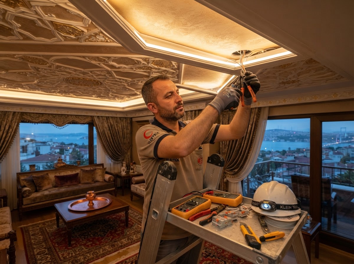 LED lighting installation Turkey